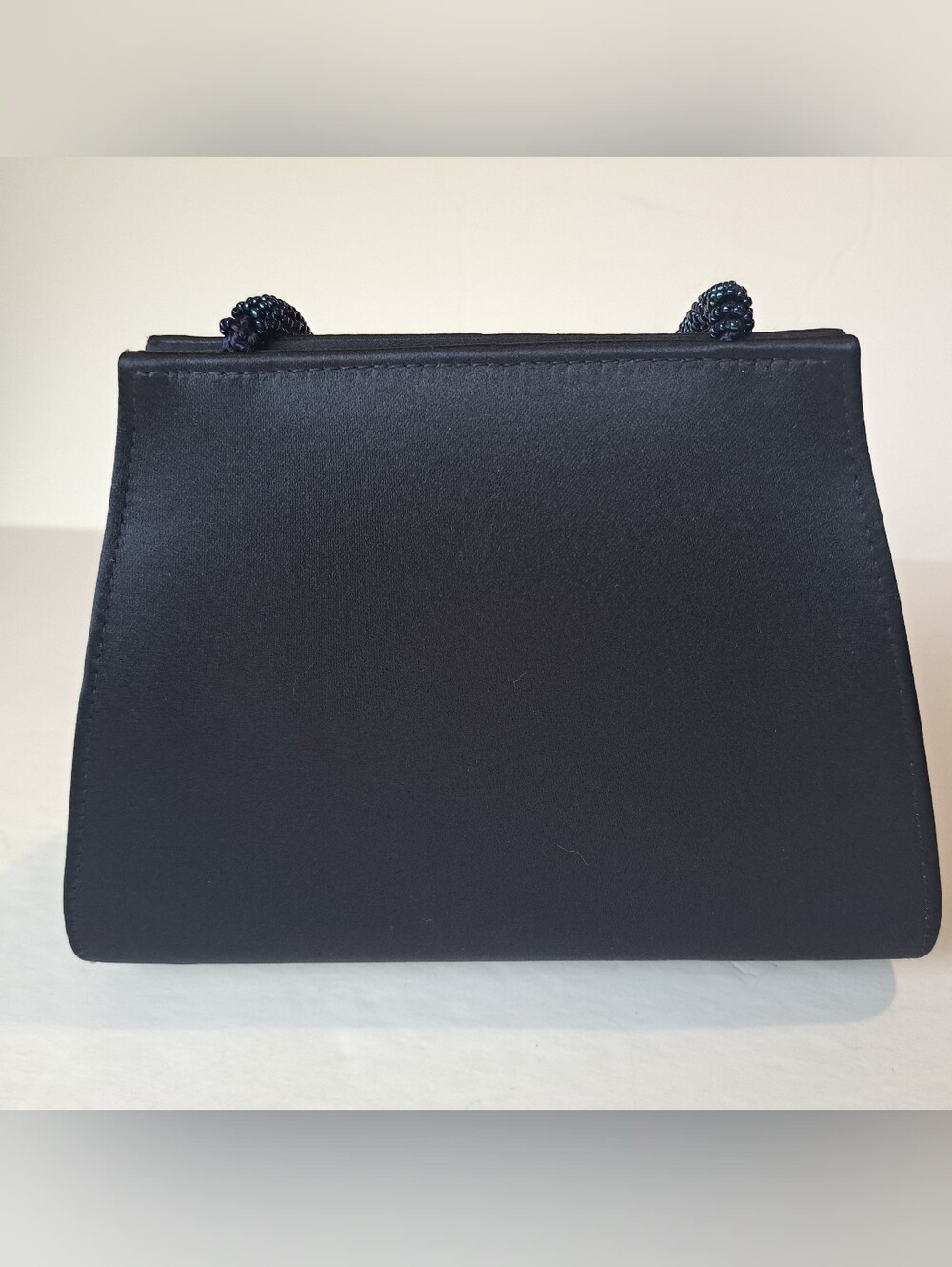 Talbots Vintage Elegant Navy Evening Clutch Handbag